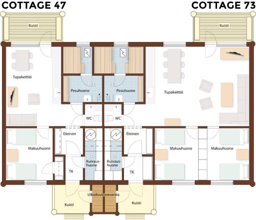  One-Bedroom Apartment (2 Adults + 2 Children) 