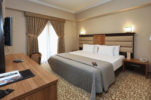 1 queen bed, 1 twin bed, 1 sofa bed