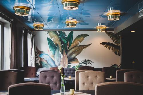 Étterem, Frøken Skjolds Hotel Lyngengarden near Sandnessjøen repülőtér