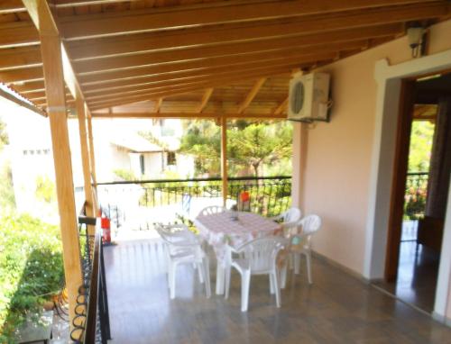 阳台/露台, 恩娜斯别墅酒店 (Villa Xenos) in 扎金索斯