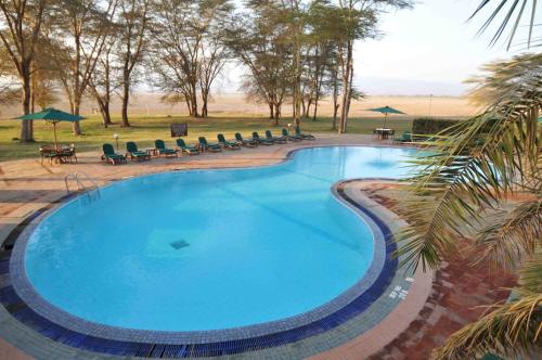Swimming pool, Ol Tukai Lodge Amboseli in Amboseli National Park