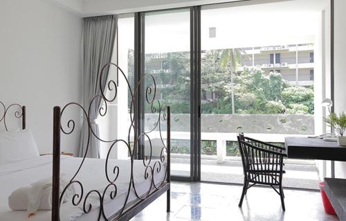 バルコニー/テラス, Surintra Boutique Resort in スリン