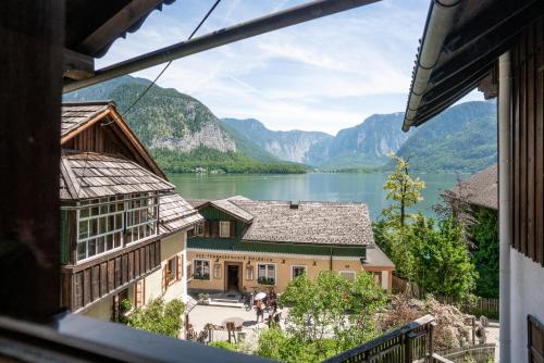 Balcony/terrace, Lakeview Apartment in Hallstatt
