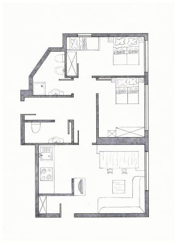 2 bedrooms, 4 beds