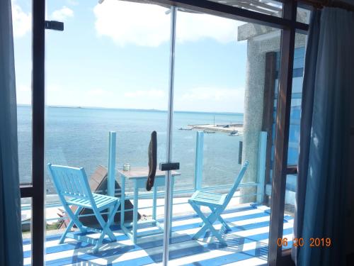 Balkon/Terrasse, Ocean Sky B&B near Wind Power Plant