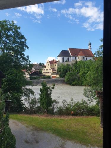 Riverside in Füssen, Deutschland