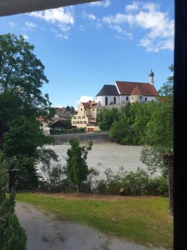Riverside in Füssen, Deutschland