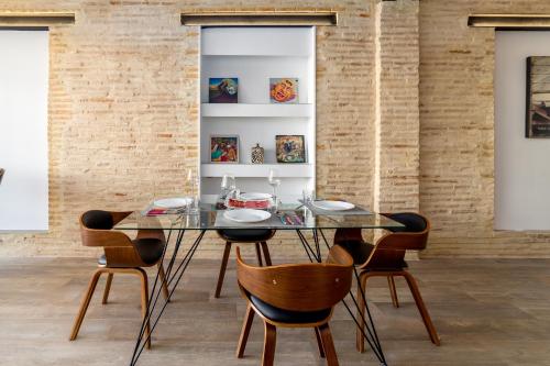 CASA FLORIT - CENTER Luxurious 1BR 1BA Terrace WI-FI AC, Valencie (fotografie 8)
