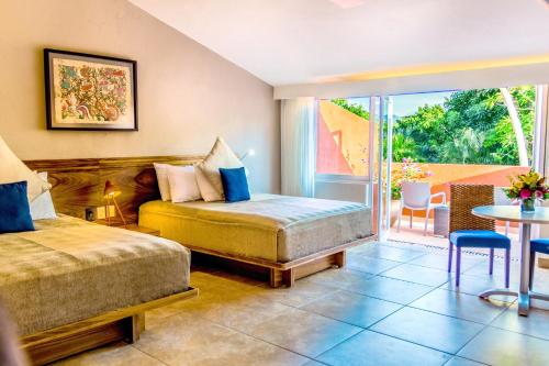 2 double beds