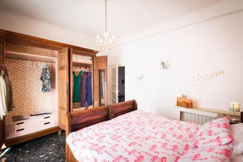 Flamingo & Cactus by the Sea