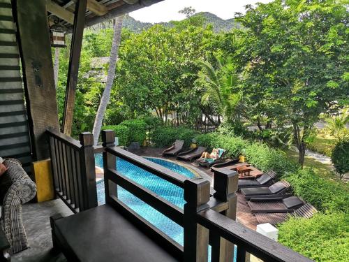 Erkély/terasz, Seashell Resort near Sairee Beach