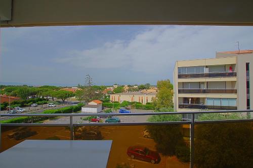 Balkon/terasa, Studio moderne avec parking et piscine- 313 in Les Arenes