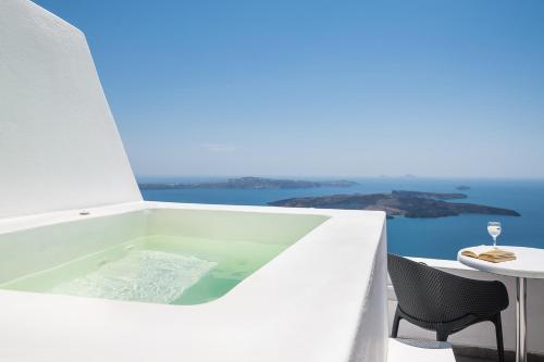 Suite, lune de miel, avec vue, baignoire hydromassage