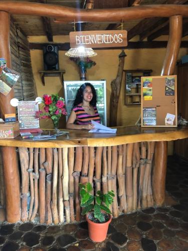 Lobby, Hostal Rutamar in Canoa