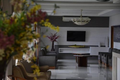 Közös társalgó / TV, Santa Monica Palace Hotel near Corumbá nemzetközi repülőtér