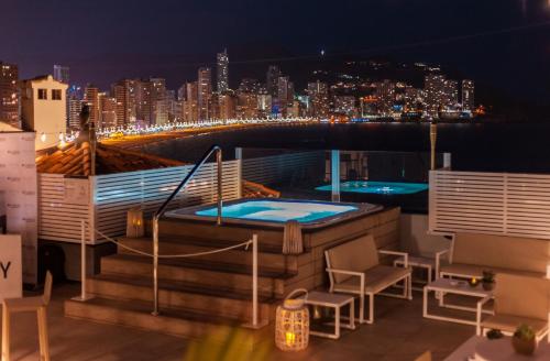 Balcony/terrace, Gastrohotel Boutique RH Canfali in Benidorm - Costa Blanca