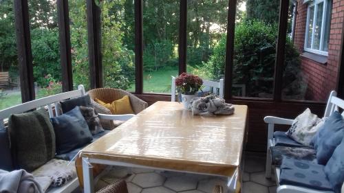 Terraza/balcón, B & B Mølgaard by Skjern in Silkeborg