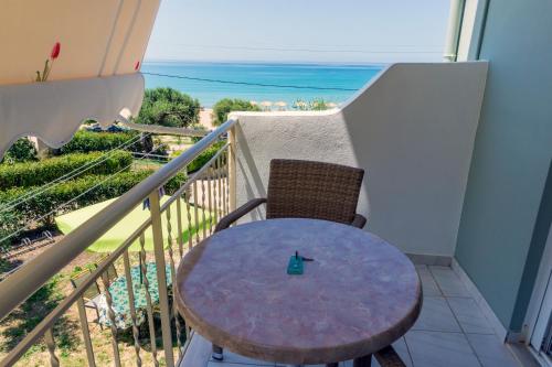 Balcony/terrace, Studios Magda in Paralia (Fanari)
