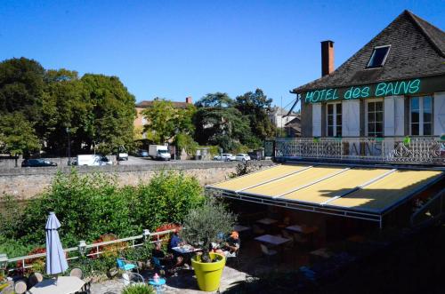 Terraza/balcón, Hôtel des Bains (Hotel des Bains) in Figeac