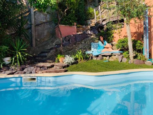 View, villa Gaby-chambres in Menton