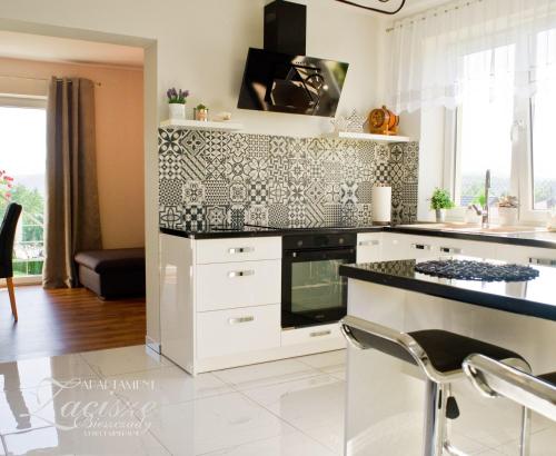 廚房, Apartament Zacisze in 烏厄爾斯米納拉尼