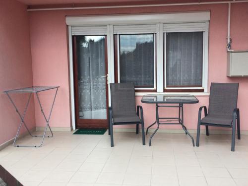 parveke/terassi, Aida apartman in Harkány