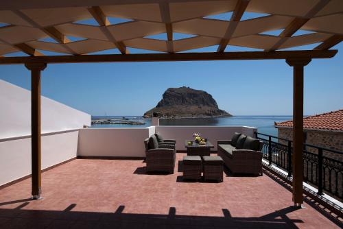 Erkély/terasz, Cyrenia Guesthouse in Monemvaszia