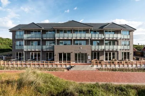 Die Sandburg in Langeoog, Deutschland