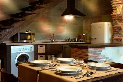 virtuve, Hotel Rural & Spa Los Anades in Abánades