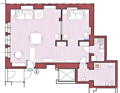 1 queen bed, 1 sofa bed