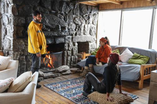 Krogs/atpūtas telpa, Cordillera Hostel in Farellones