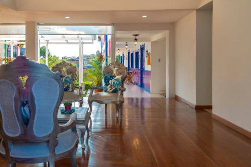 大厅, Hotel El Jardin in 萨兰托