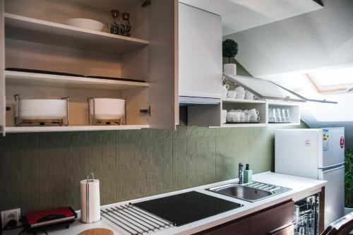 virtuve, VALIZA HOSTEL in Užgoroda