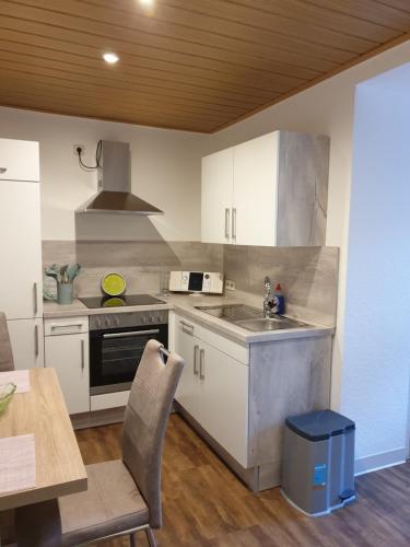 廚房, Ferienwohnung Steiner in 洪堡