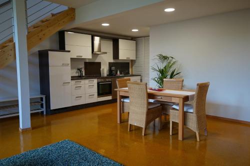 Cocina, Gästewohnung Hardinghaus am Teich (Gastewohnung Hardinghaus am Teich) in Warendorf