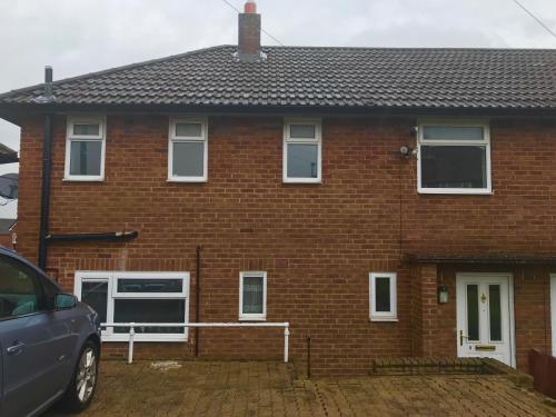 A szálláshely kívülről, 8 Pickering Road in Telford