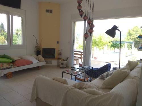  Antonia's new House amazing garden near sea 10ppl in Palioúras