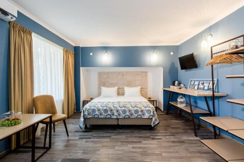 1 double bed