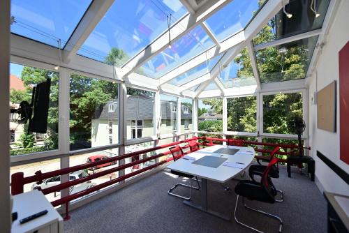 ห้องส่วนกลางสำหรับนั่งเล่น/ดูทีวี, อาร์ท โฮเทล ไวมาร์ (Art Hotel Weimar) in ไวมาร์