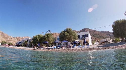 A szálláshely kívülről, Pavlos Rooms in Tilos