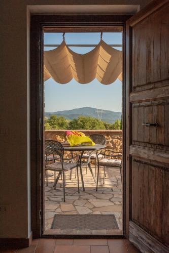 Erkély/terasz, Agriturismo Poggio del Pero in Panicale
