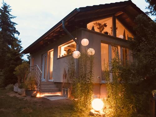 Viesnīcas āriene, Ferienhaus Strandgut mit Outdoor Whirlpool und Garten in Petershagen/Eggersdorf