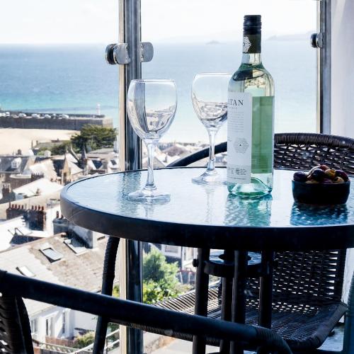 Balcony/terrace, Ocean House in Saint Ives (Cornwall)