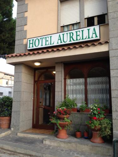 Entrance, Hotel Aurelia in Tarquinia