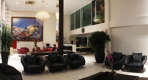 大堂, 德盧卡酒店 (Hotel D'Luca) in 庫亞巴市中心