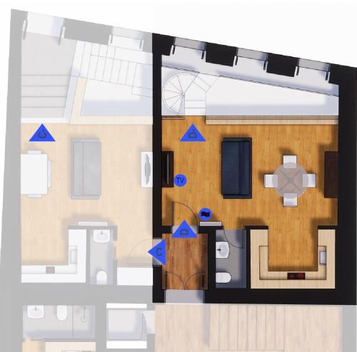  APA D - Loft Guesthouse Jardim das Maes Charming in Viseu