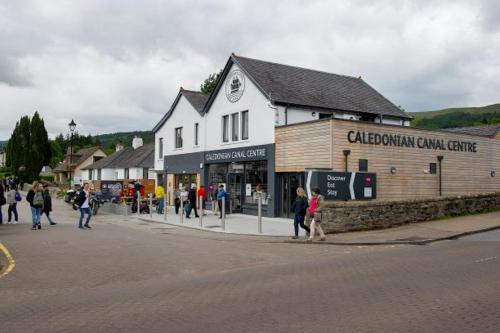 Exterior view, Lock Chambers, Caledonian Canal Centre in Fort Augustus Town Center