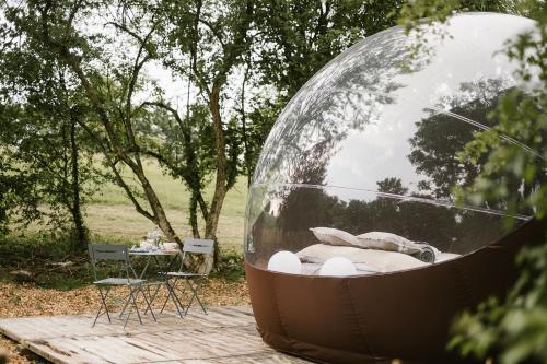 La Bulle de la Ferme du Ry gîte à louer Conneux
