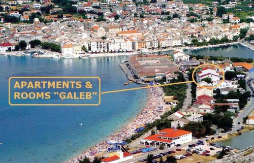 Rooms and Apartments Galeb -Salt Lake view