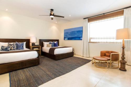 Ultra Exclusive Beachfront Villa Just Steps from the Sand with Butler Included in San José del Cabo, Mexico